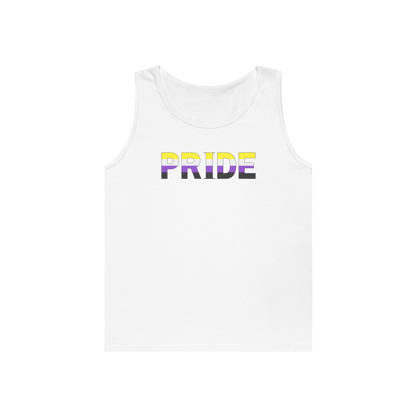 Nonbinary PRIDE Unisex Heavy Cotton Tank Top