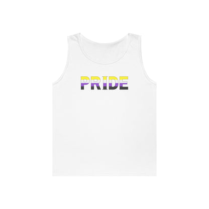 Nonbinary PRIDE Unisex Heavy Cotton Tank Top