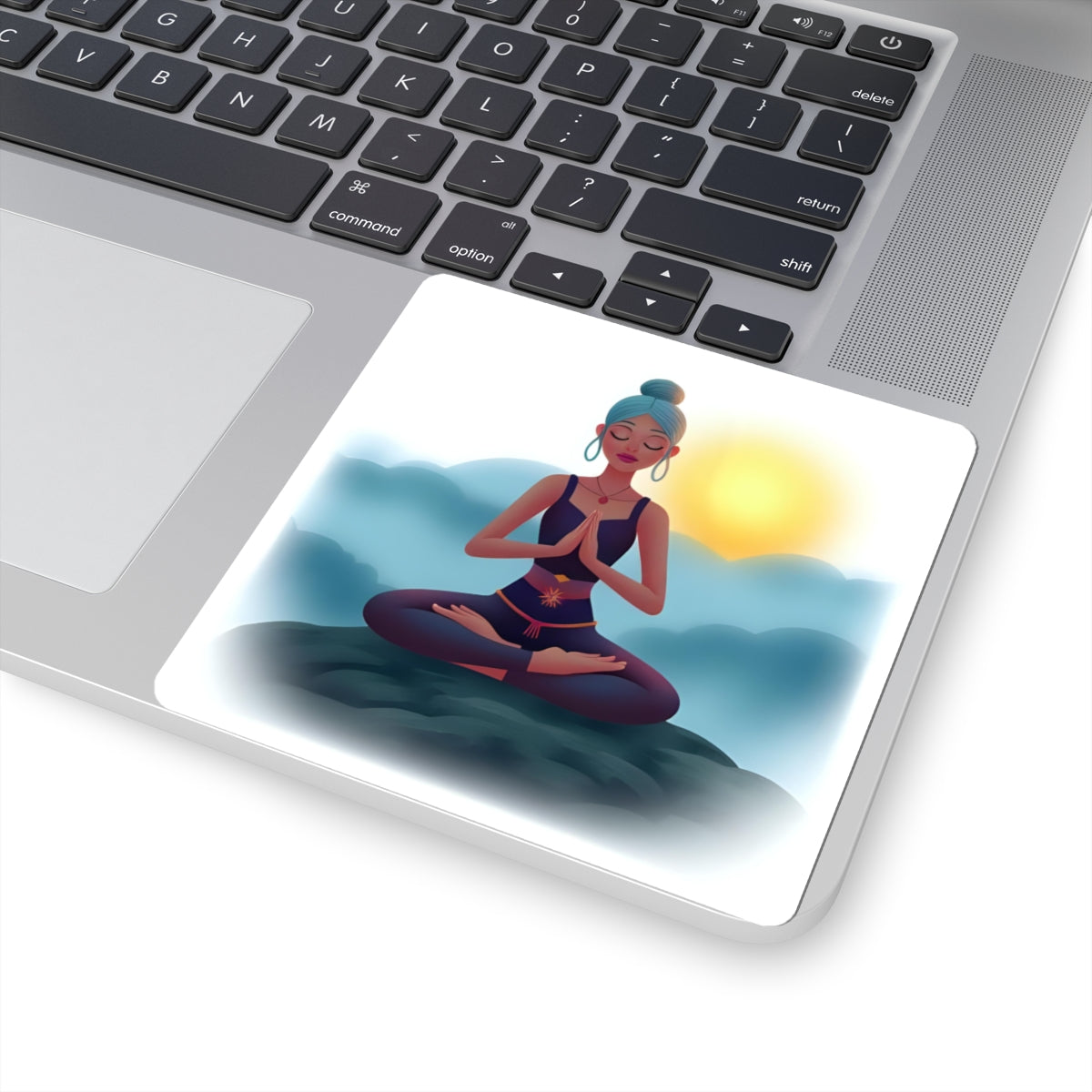 Cloud Meditation Kiss-Cut Stickers