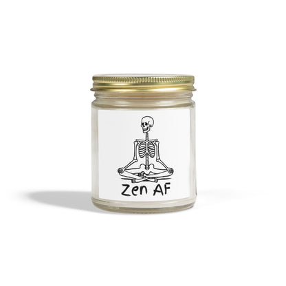 Zen AF Scented Candles, Coconut Apricot Wax (4oz, 9oz)