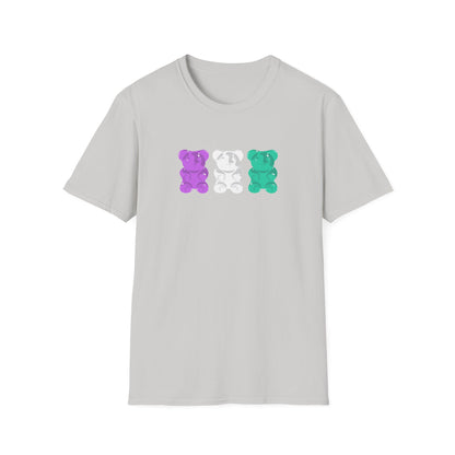 Genderqueer Pride Gummy Bears Unisex Softstyle T-Shirt