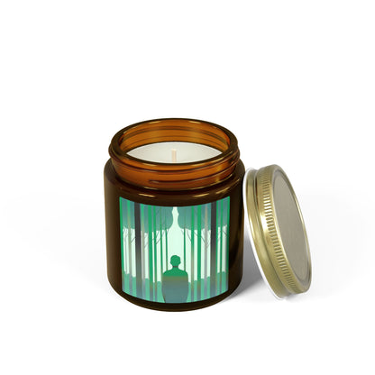 Forest of Mindfulness Scented Candles, Coconut Apricot Wax (4oz, 9oz)