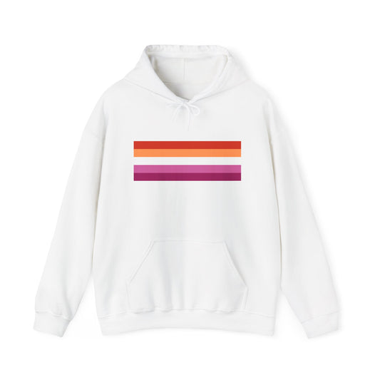 Lesbian Pride Flag Unisex Heavy Blend™ Hooded Sweatshirt