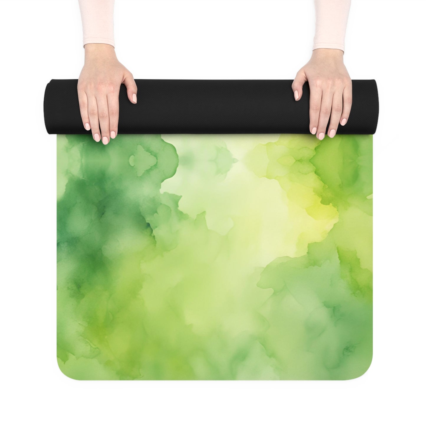 Breath Buddha Watercolor Rubber Yoga Mat
