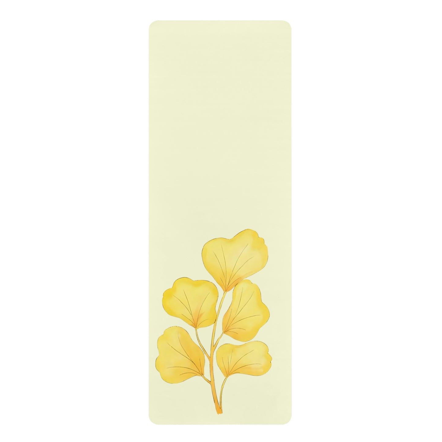 Ginkgo Biloba Rubber Yoga Mat