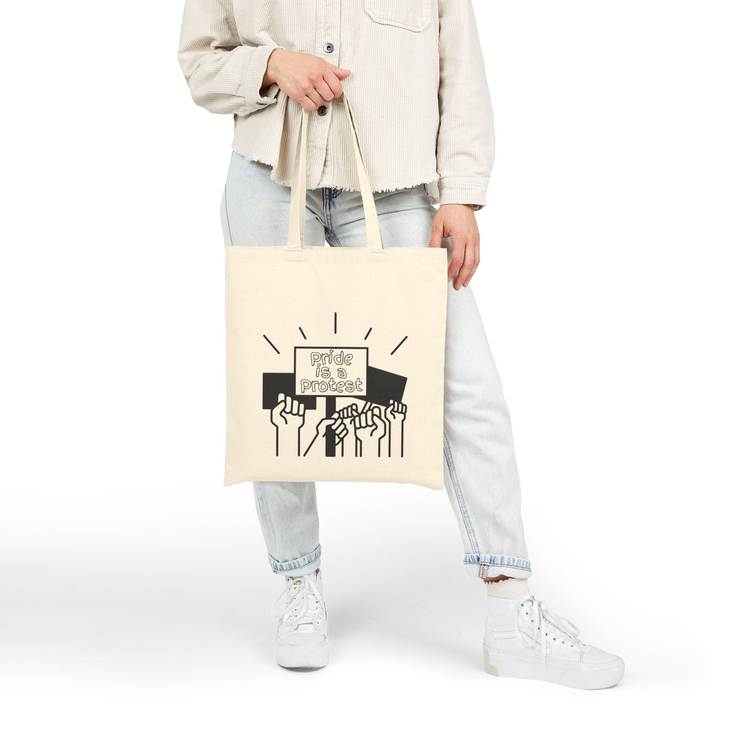 Pride Is A Protest Pride Canvas Tote