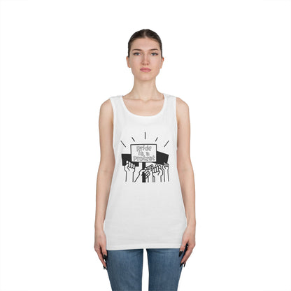 Pride Is A Protest Unisex Heavy Cotton Tank Top