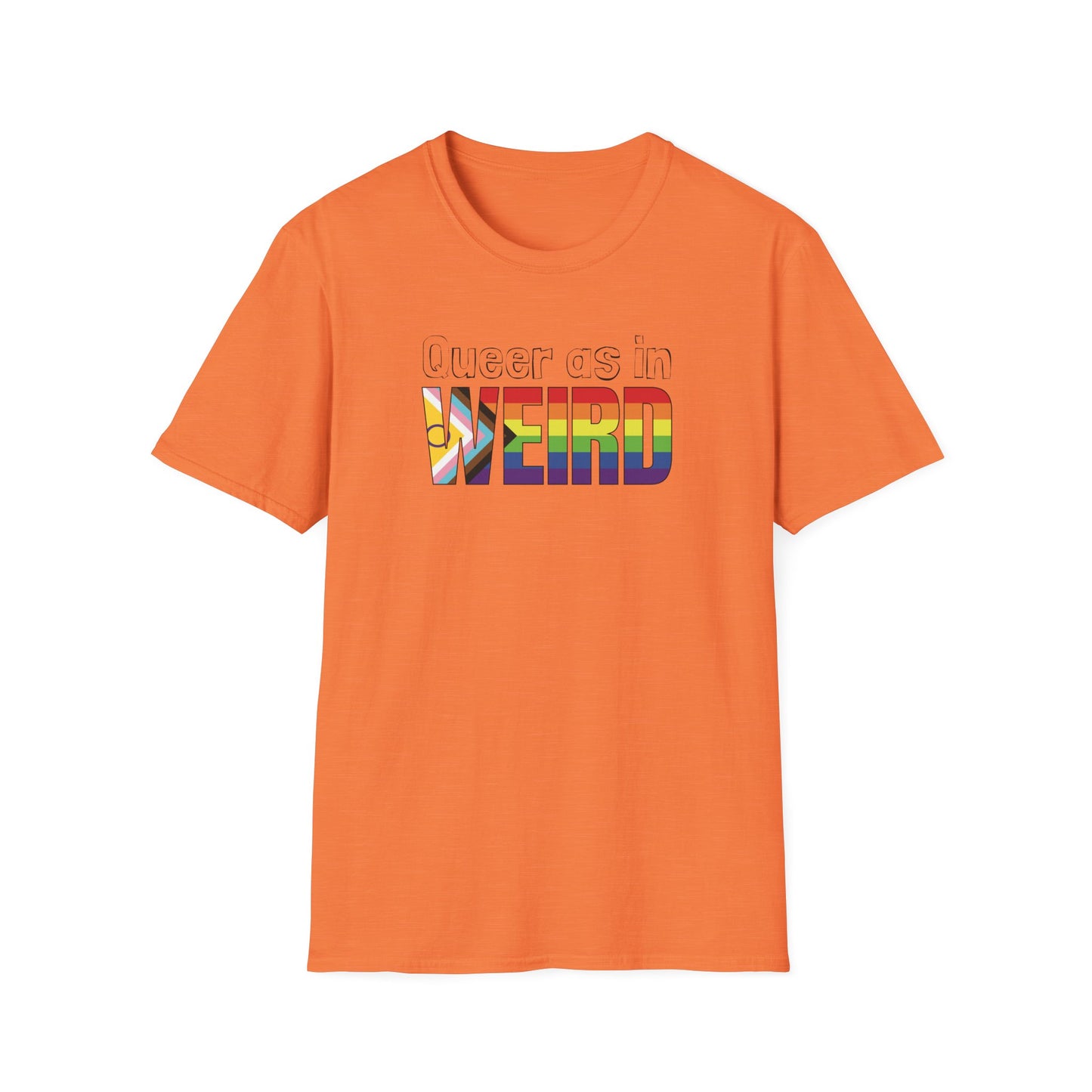 Queer As In Weird Unisex Softstyle T-Shirt