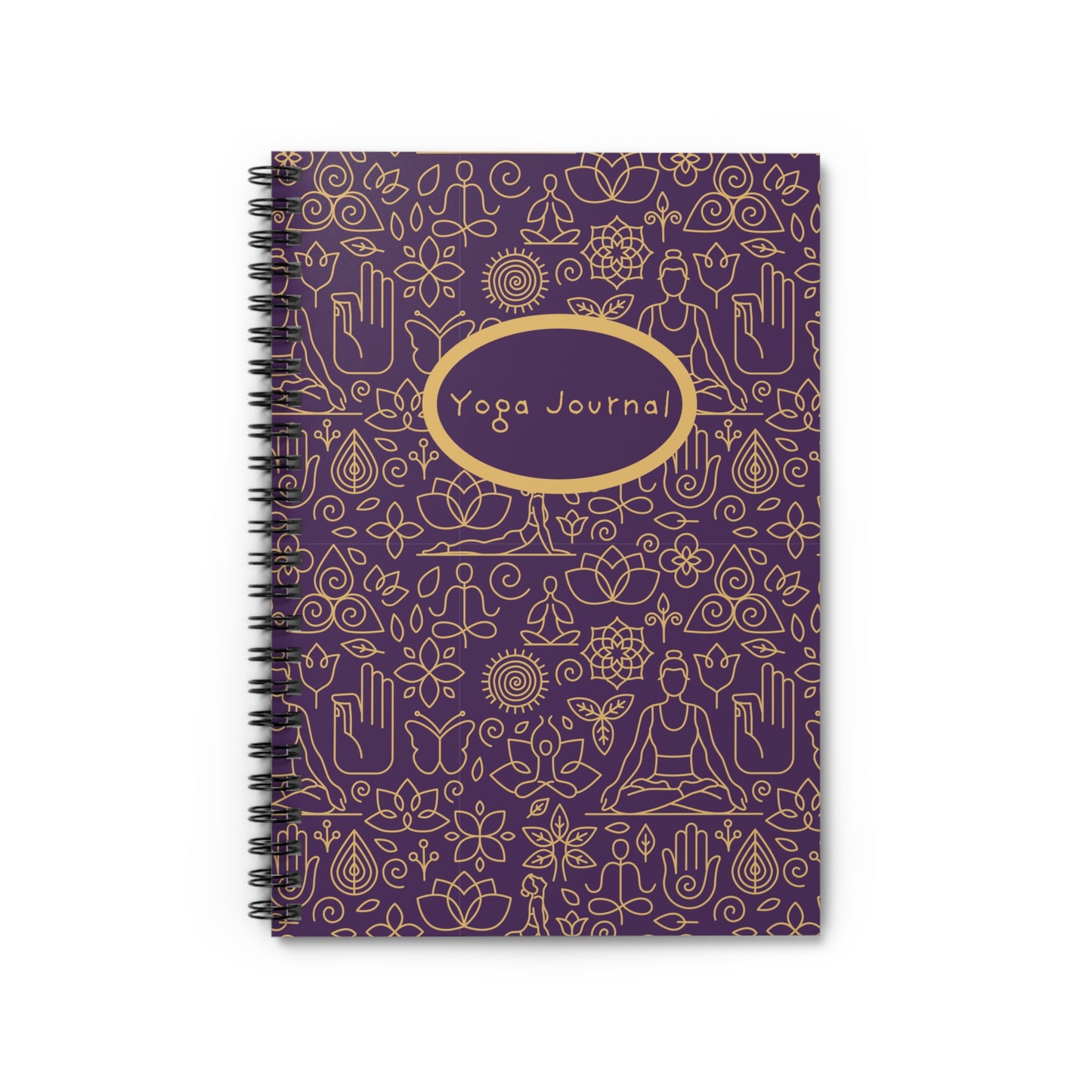 Yoga Journal Spiral Notebook - Ruled Line