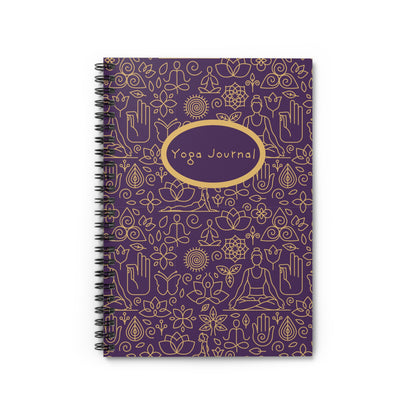 Yoga Journal Spiral Notebook - Ruled Line