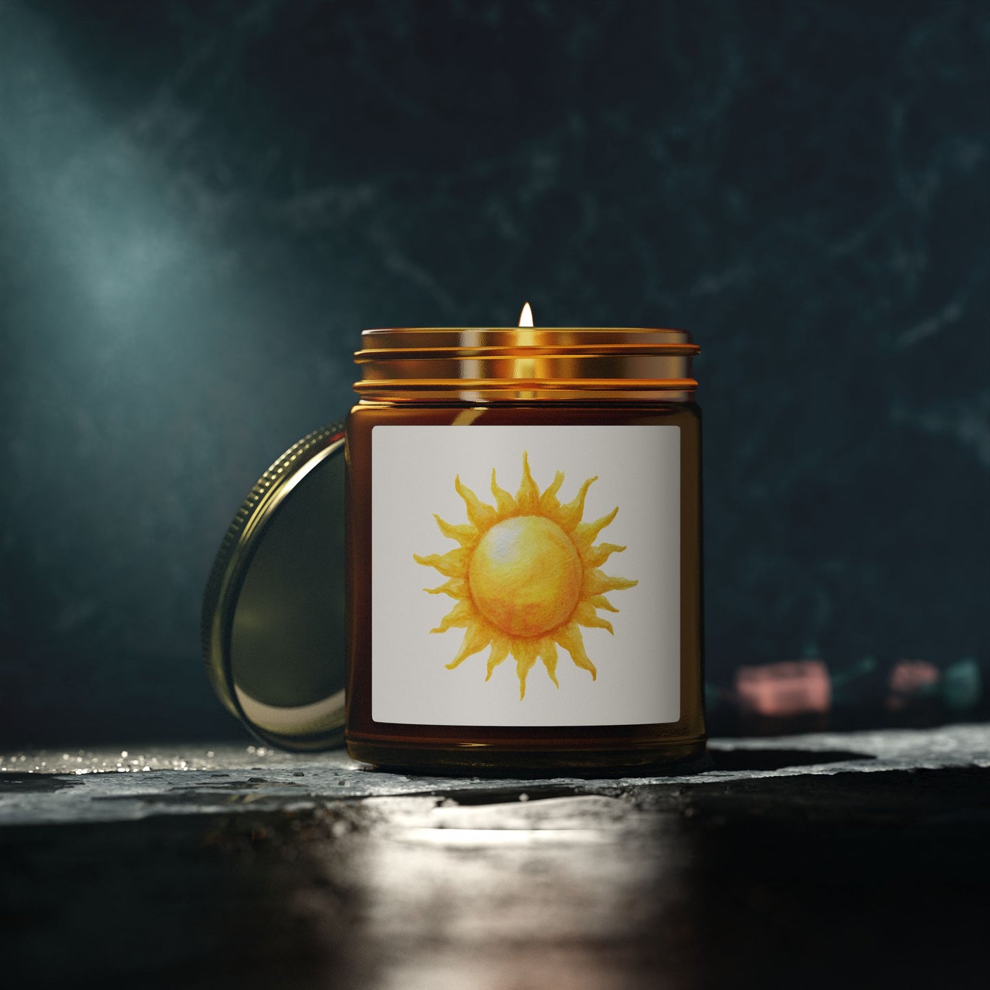 Cosmic Comforts Scented Candles, Coconut Apricot Wax (4oz, 9oz)