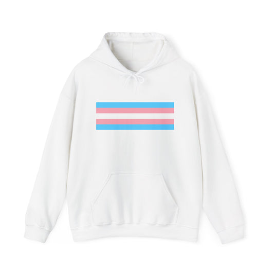 Trans Pride Flag Unisex Heavy Blend™ Hooded Sweatshirt