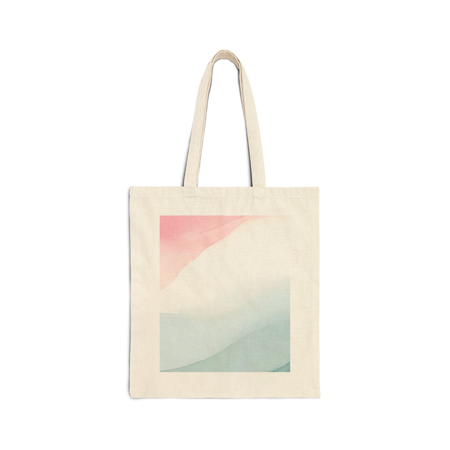 Trans Watercolor Pride Canvas Tote