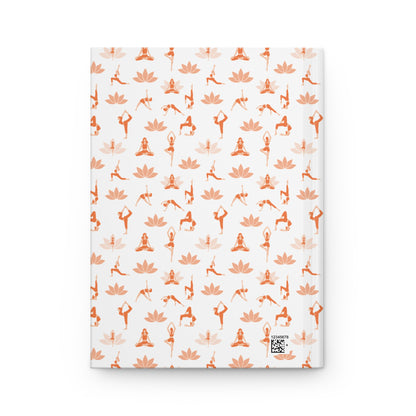 Yoga Lotus Hardcover Journal Matte