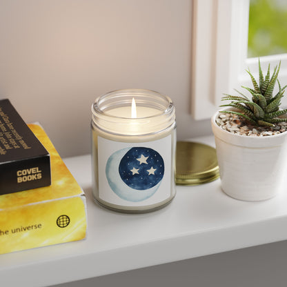 Cosmic Comforts Scented Candles, Coconut Apricot Wax (4oz, 9oz)