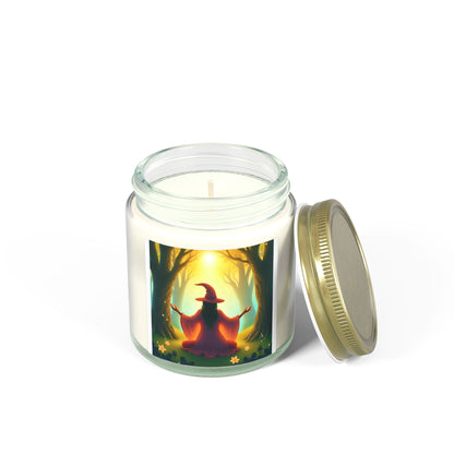Forest Witch Meditation Scented Candles, Coconut Apricot Wax (4oz, 9oz)