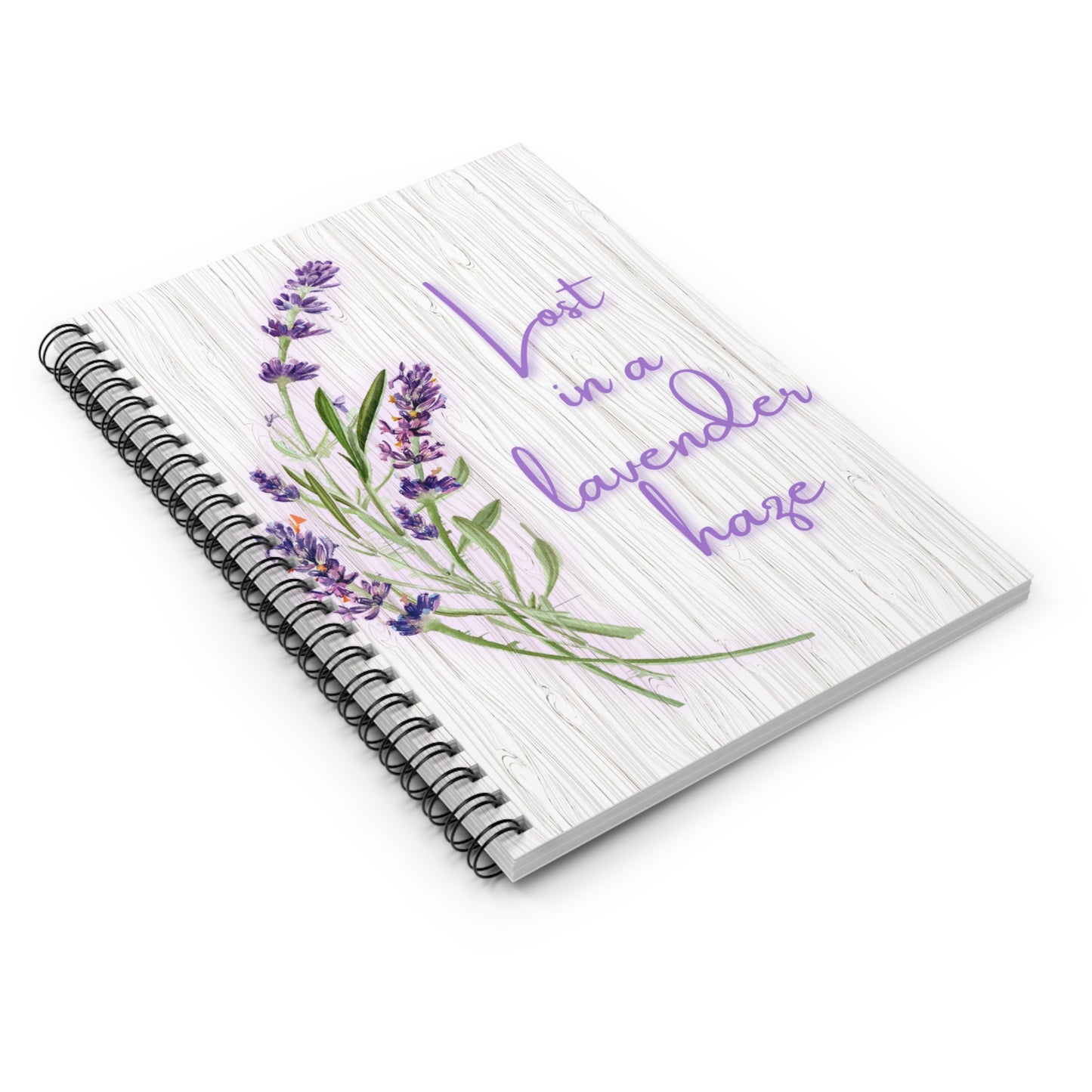 Lost in a Lavender Haze Spiral Notebook - Ruled Line
