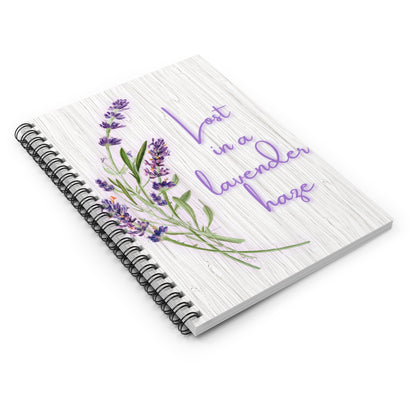 Lost in a Lavender Haze Spiral Notebook - Ruled Line