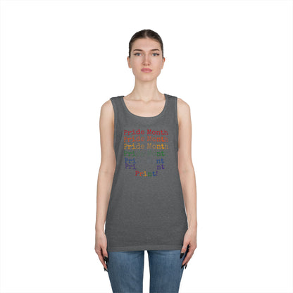 Pride Month PRINT Unisex Heavy Cotton Tank Top