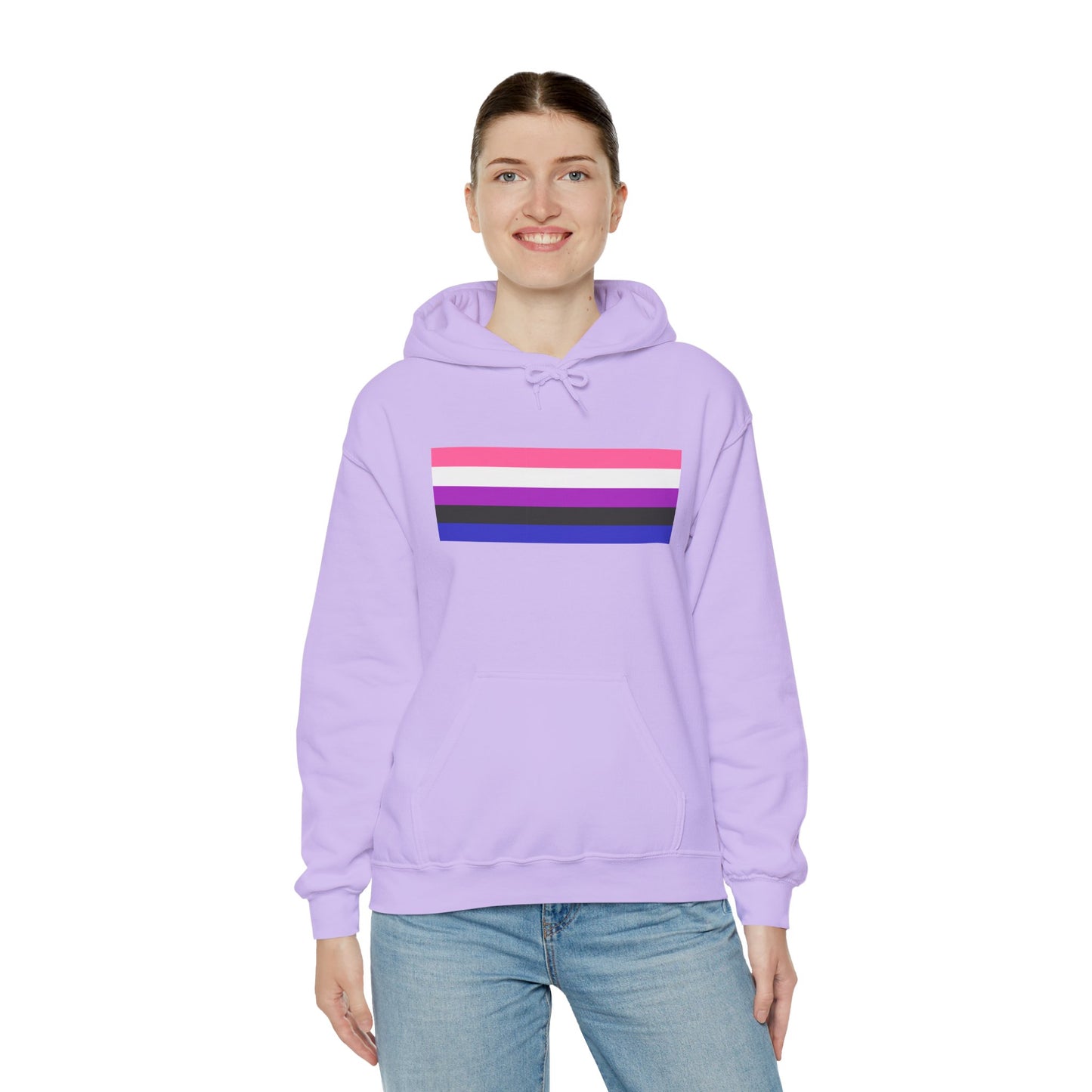 Genderfluid Pride Flag Unisex Heavy Blend™ Hooded Sweatshirt