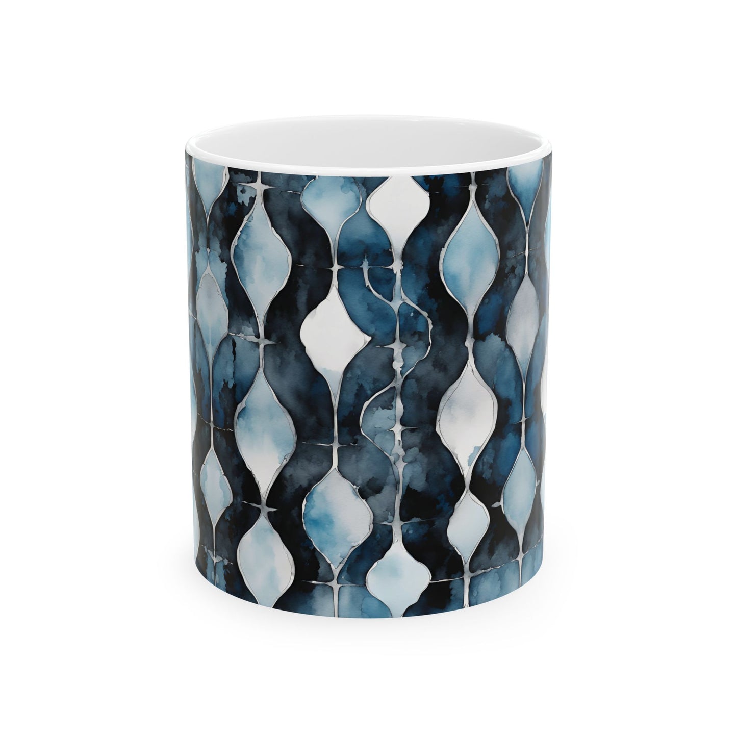 Watercolor Links Ceramic Mug, (11oz, 15oz)