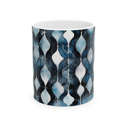 Watercolor Links Ceramic Mug, (11oz, 15oz)