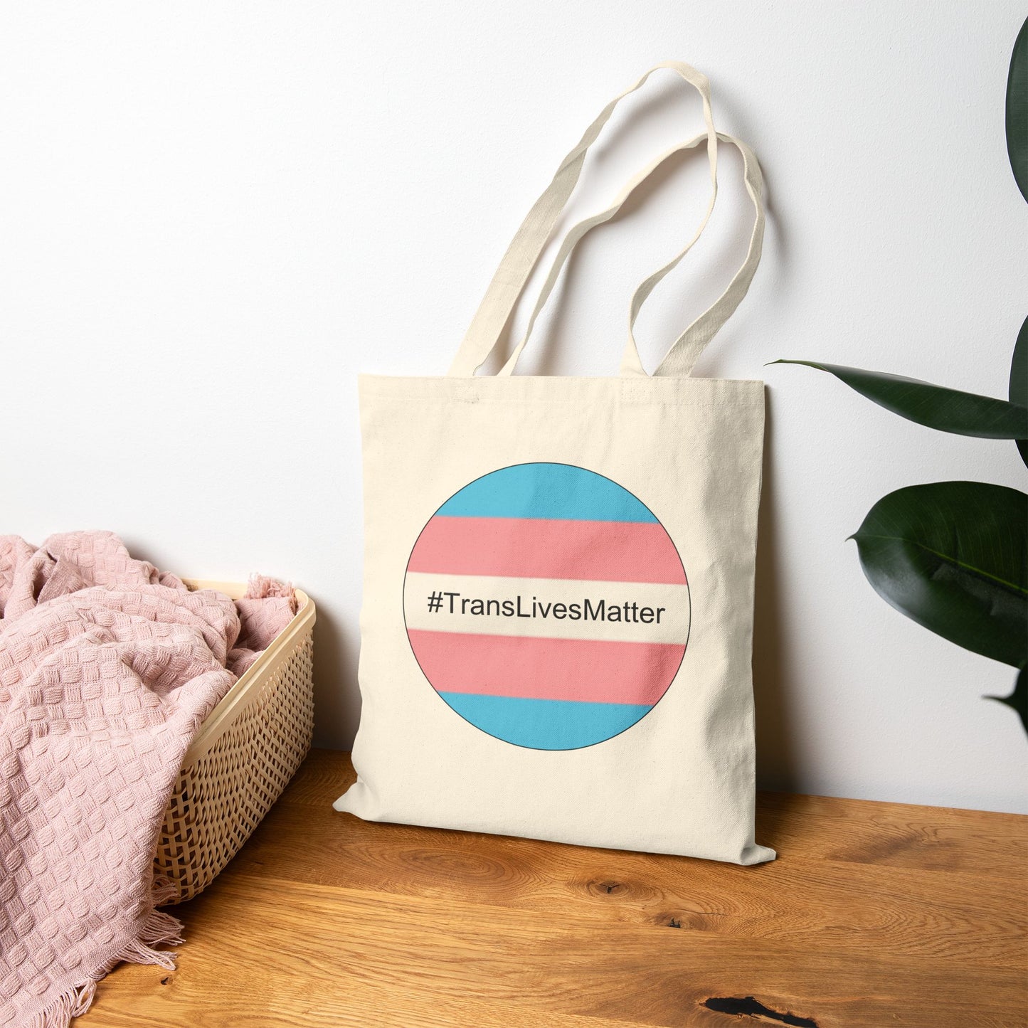 Trans Lives Matter Pride Canvas Tote