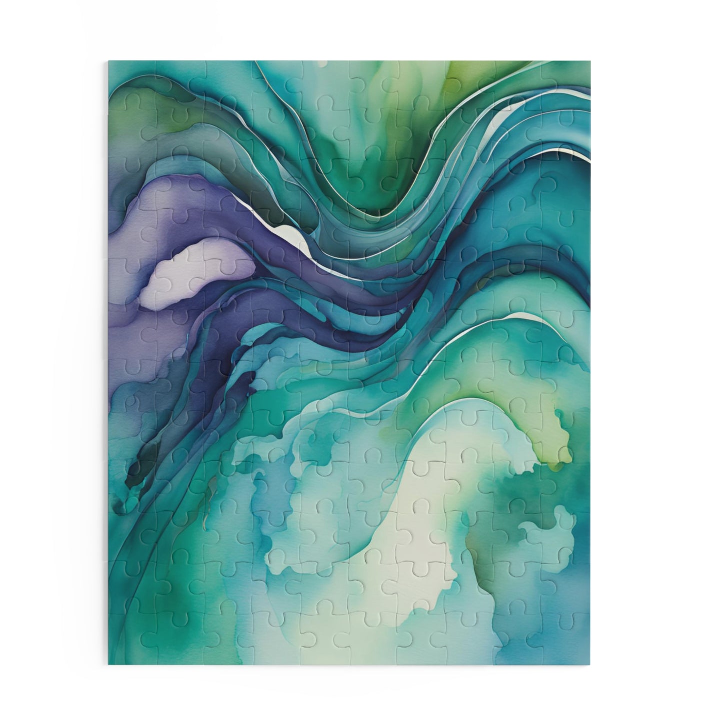 Watercolor Waves Puzzle (120, 252, 500-Piece)