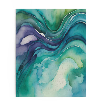 Watercolor Waves Puzzle (120, 252, 500-Piece)
