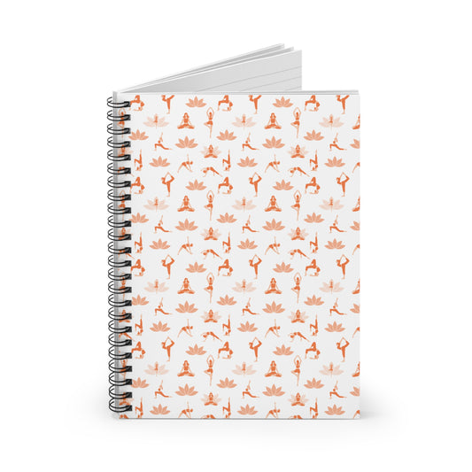 Yoga Spiral Notebook - Ruled Line