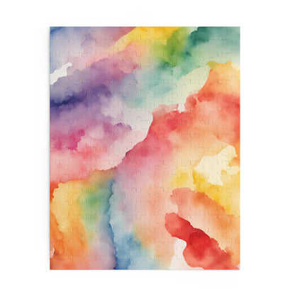 Rainbow Watercolor Puzzle (120, 252, 500-Piece)