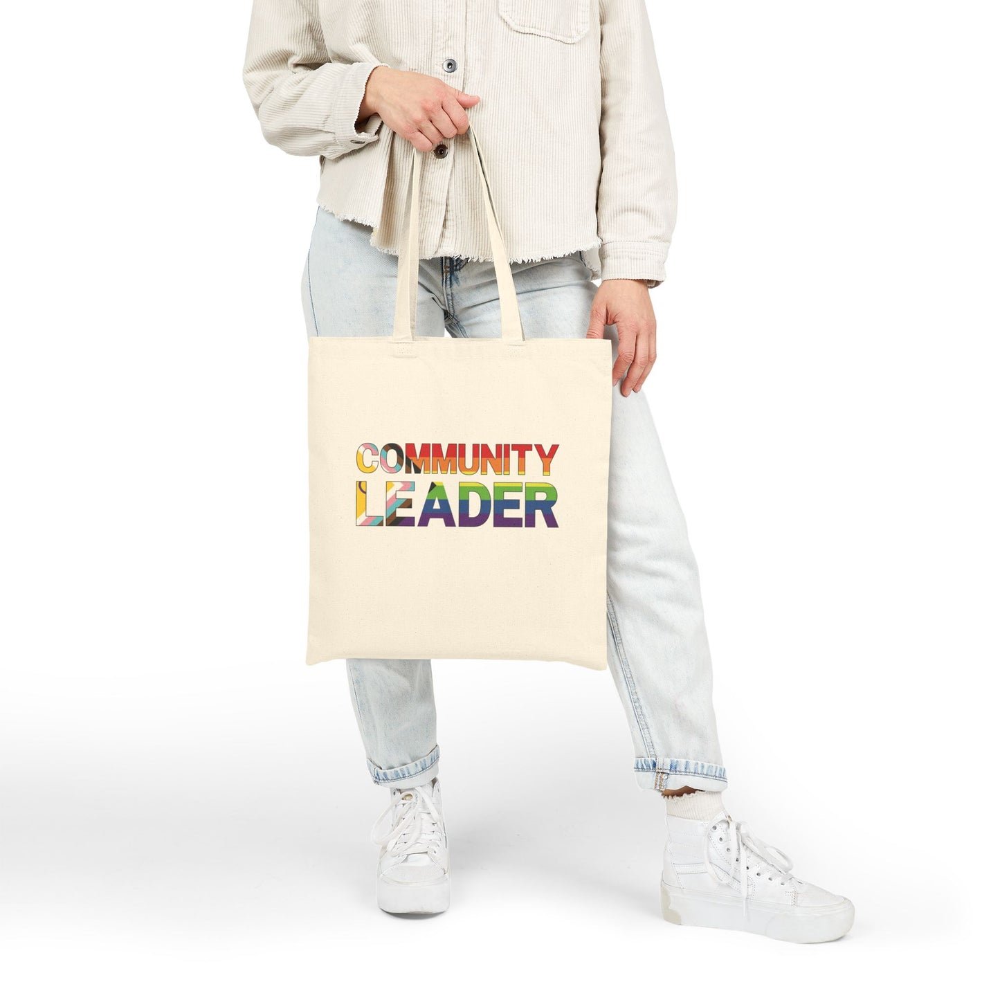 Community Leader Pride Canvas Tote