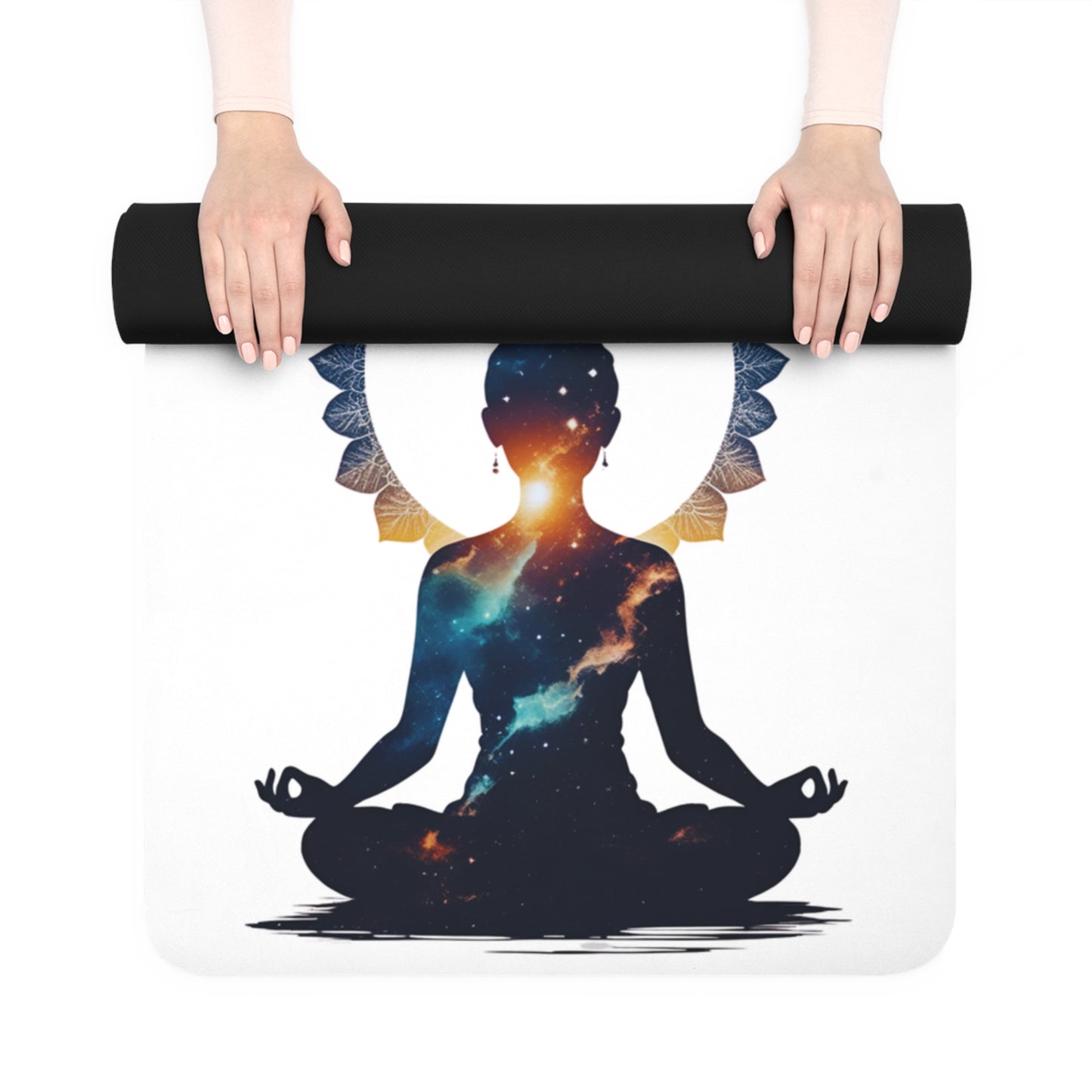 The Universe Within Rubber Yoga Mat