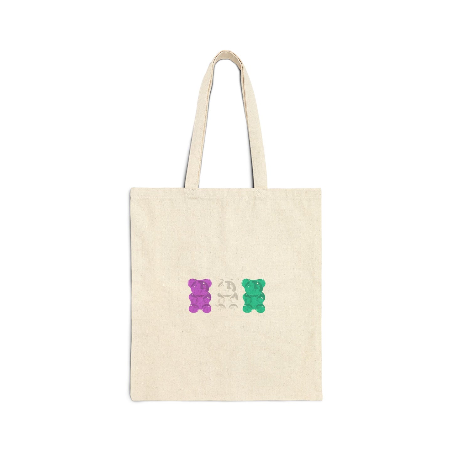 Genderqueer Pride Gummy Bears Canvas Tote