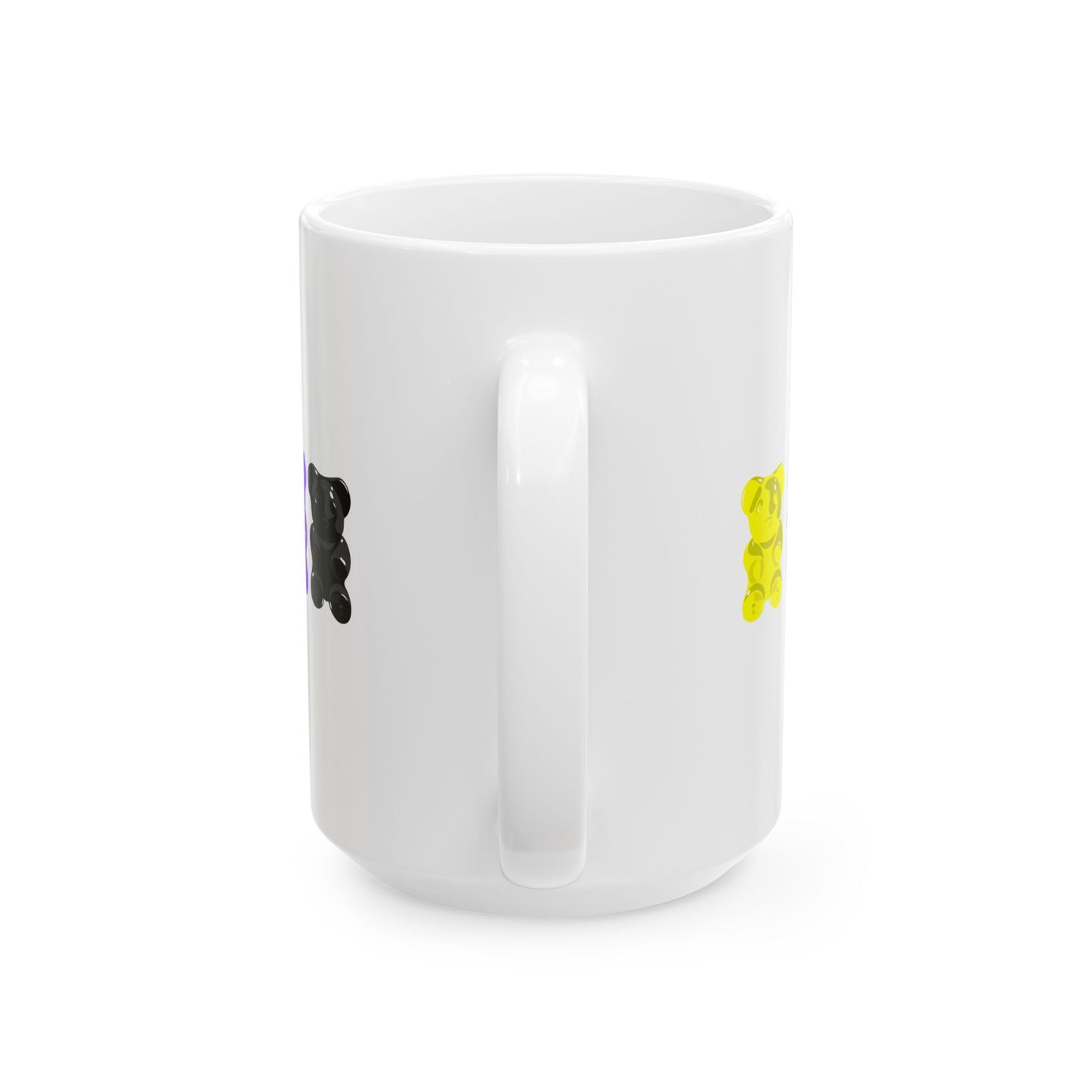 Nonbinary Pride Gummy Bears Coffee Mug (11oz/15oz)