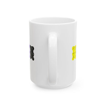 Nonbinary Pride Gummy Bears Coffee Mug (11oz/15oz)