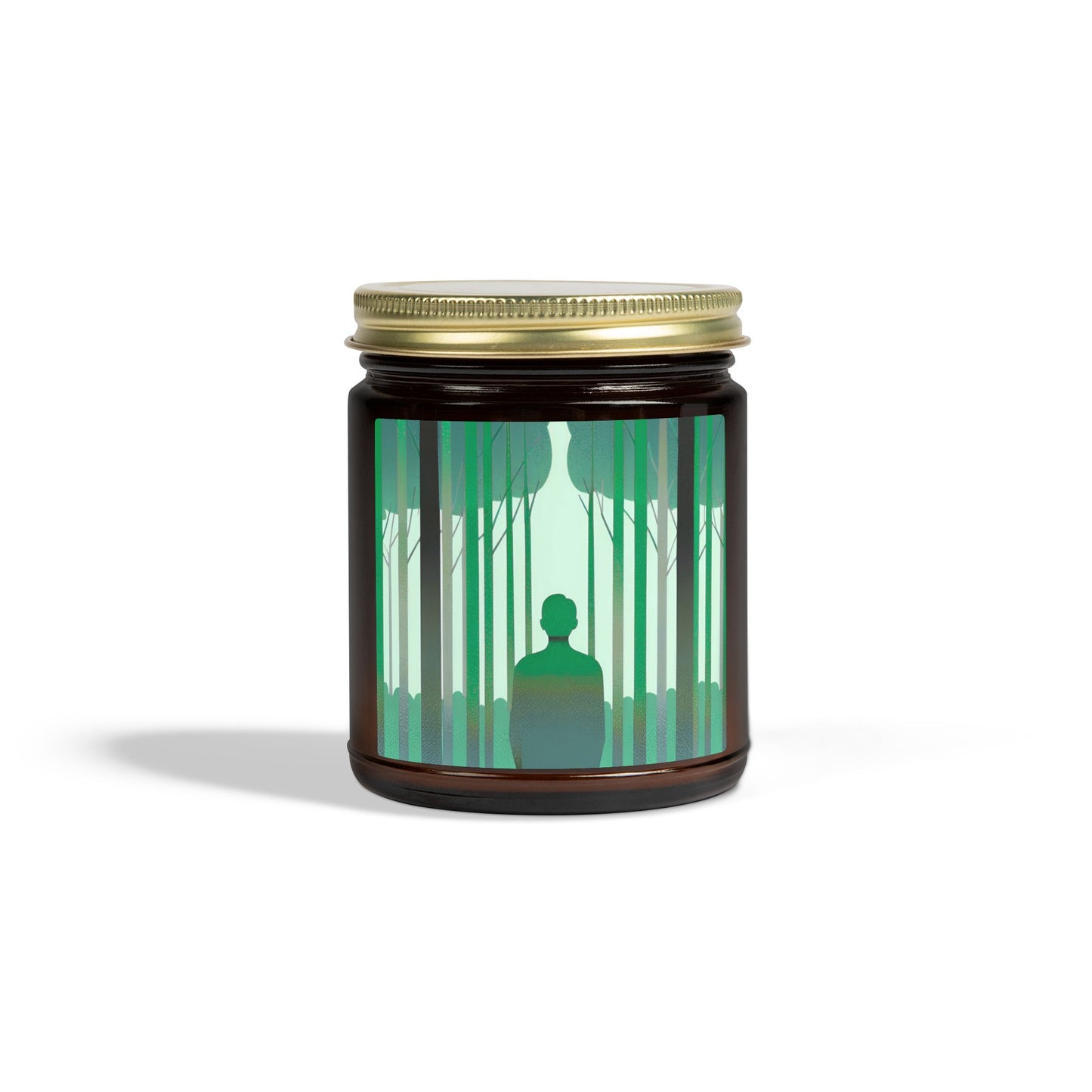 Forest of Mindfulness Scented Candles, Coconut Apricot Wax (4oz, 9oz)