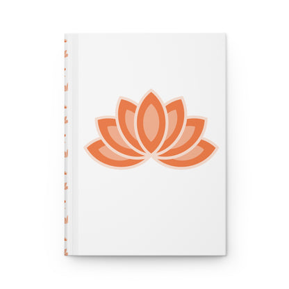 Yoga Lotus Hardcover Journal Matte