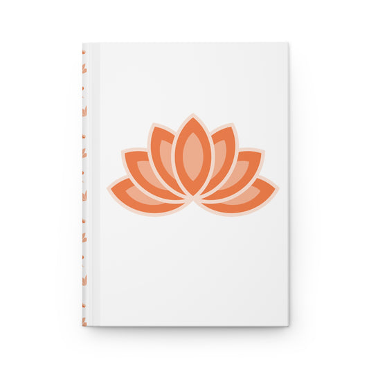 Yoga Lotus Hardcover Journal Matte