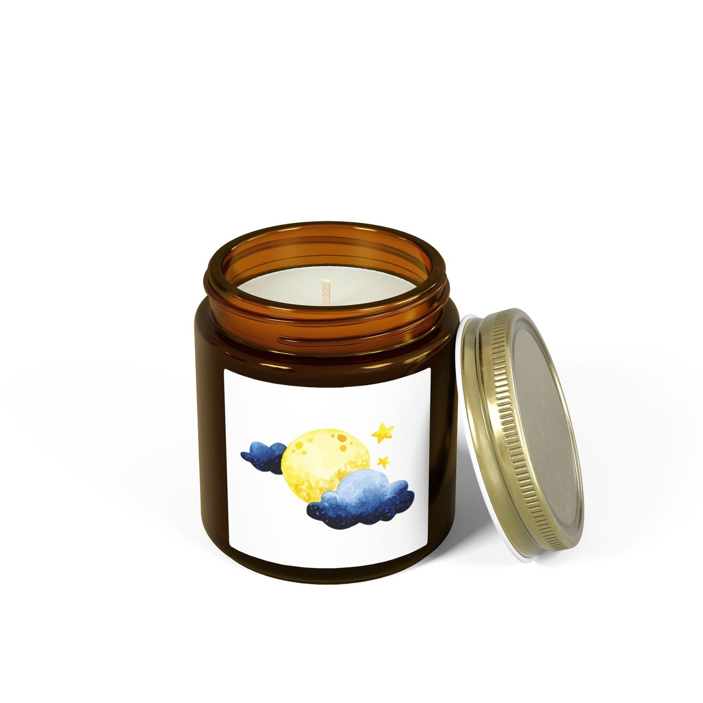 Cosmic Comforts Scented Candles, Coconut Apricot Wax (4oz, 9oz)