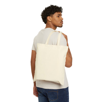 Yoga Moon Meditation Cotton Canvas Tote Bag