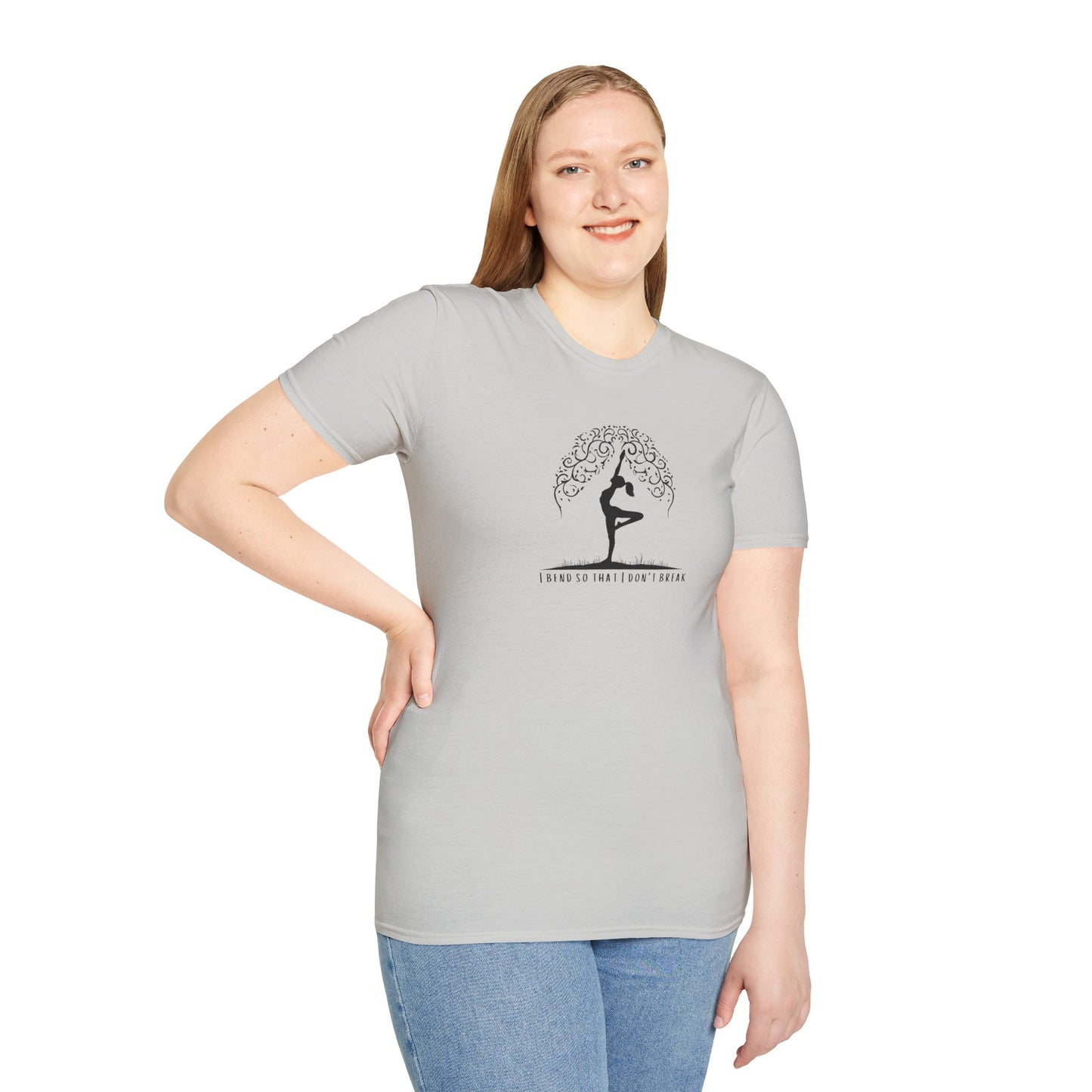 I Bend So That I Don't Break Unisex Softstyle T-Shirt