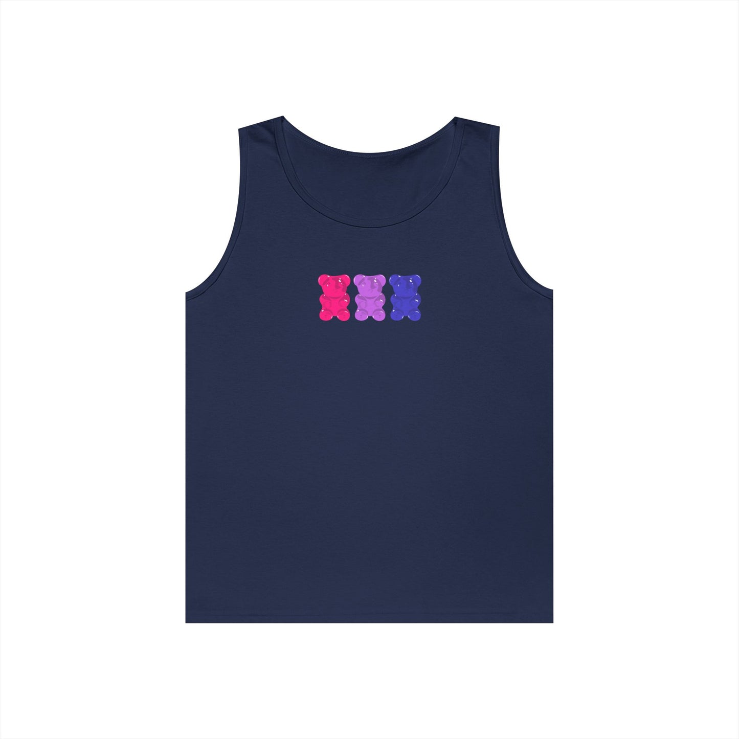 Bisexual Pride Gummy Bears Unisex Heavy Cotton Tank Top