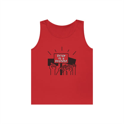 Pride Is A Protest Unisex Heavy Cotton Tank Top