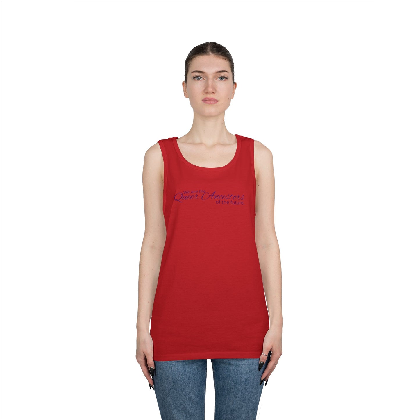 We Are the Queer Ancestors of the Future Unisex Heavy Cotton Tank Top