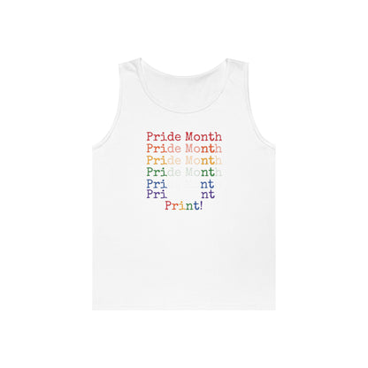 Pride Month PRINT Unisex Heavy Cotton Tank Top