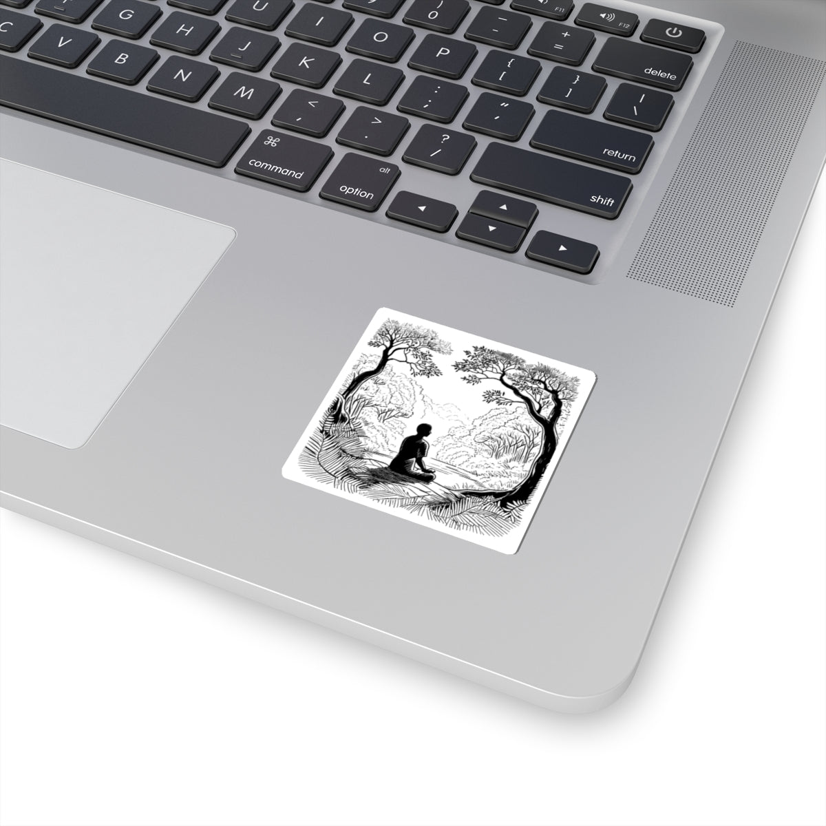 Forest Meditation Kiss-Cut Stickers