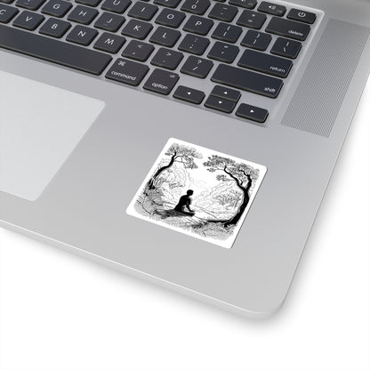 Forest Meditation Kiss-Cut Stickers