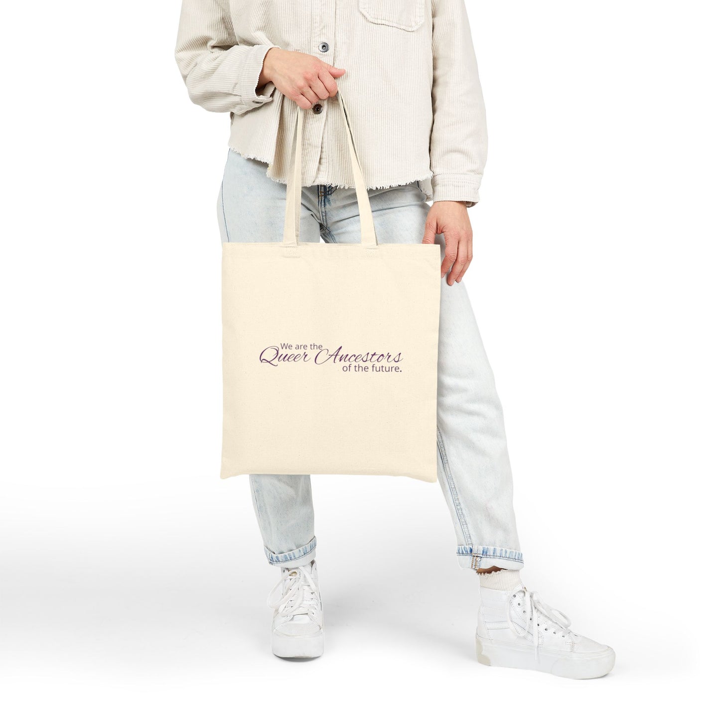We Are the Queer Ancestors of the Future Pride Canvas Tote