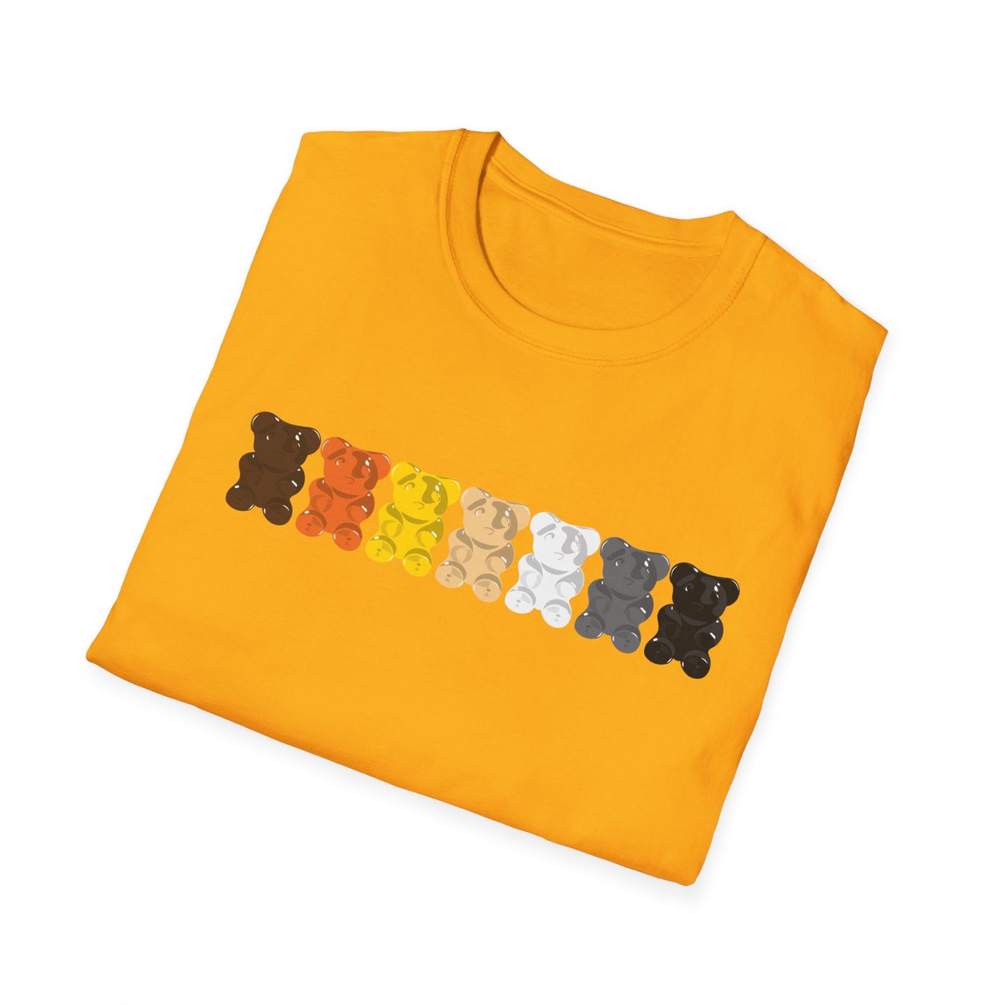 Bear Pride Gummy Bears Unisex Softstyle T-Shirt